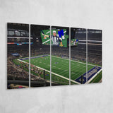 Att Stadium Football, Stadium Canvas, Sport Art, Gift for him, Multi Panels B, Canvas Prints Wall Art Decor