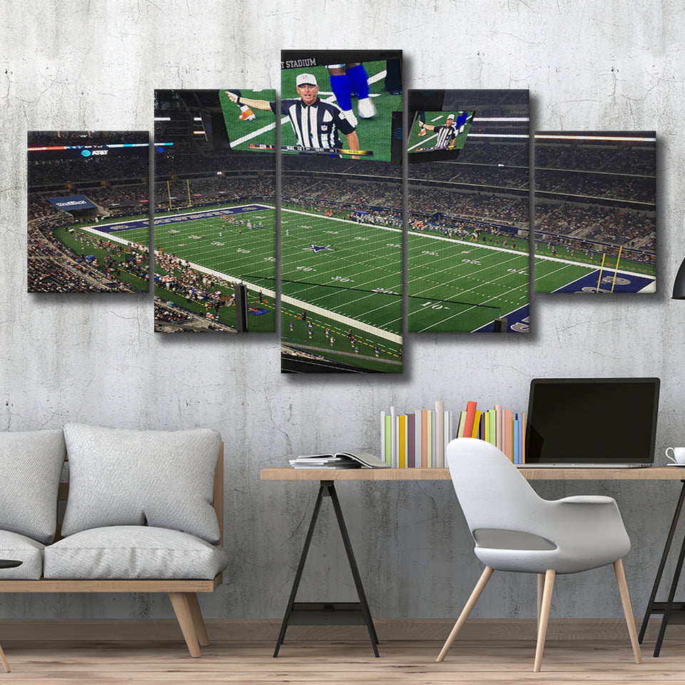 Att Stadium Football, Stadium Canvas, Sport Art, Large Canvas, Multi Panels, Canvas Prints Wall Art Decor