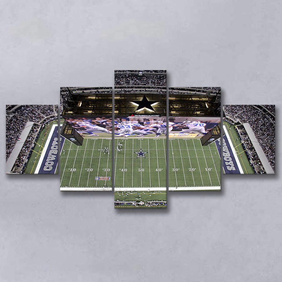 Att Stadium, Stadium Canvas, Sport Art, Large Canvas,V1 Multi Panels, Canvas Prints Wall Art Decor