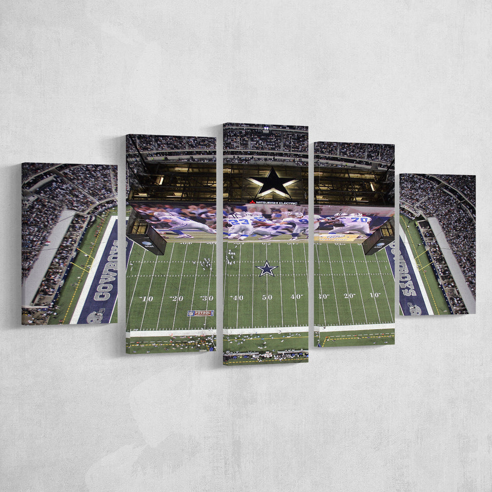 Att Stadium, Stadium Canvas, Sport Art, Large Canvas,V1 Multi Panels, Canvas Prints Wall Art Decor