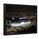 Att Stadium at Night, Stadium Canvas, Sport Art, Gift for him, Framed Art Prints Wall Art Decor, Framed Picture