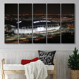Att Stadium at Night, Stadium Canvas, Sport Art, Gift for him, Multi Panels B, Canvas Prints Wall Art Decor