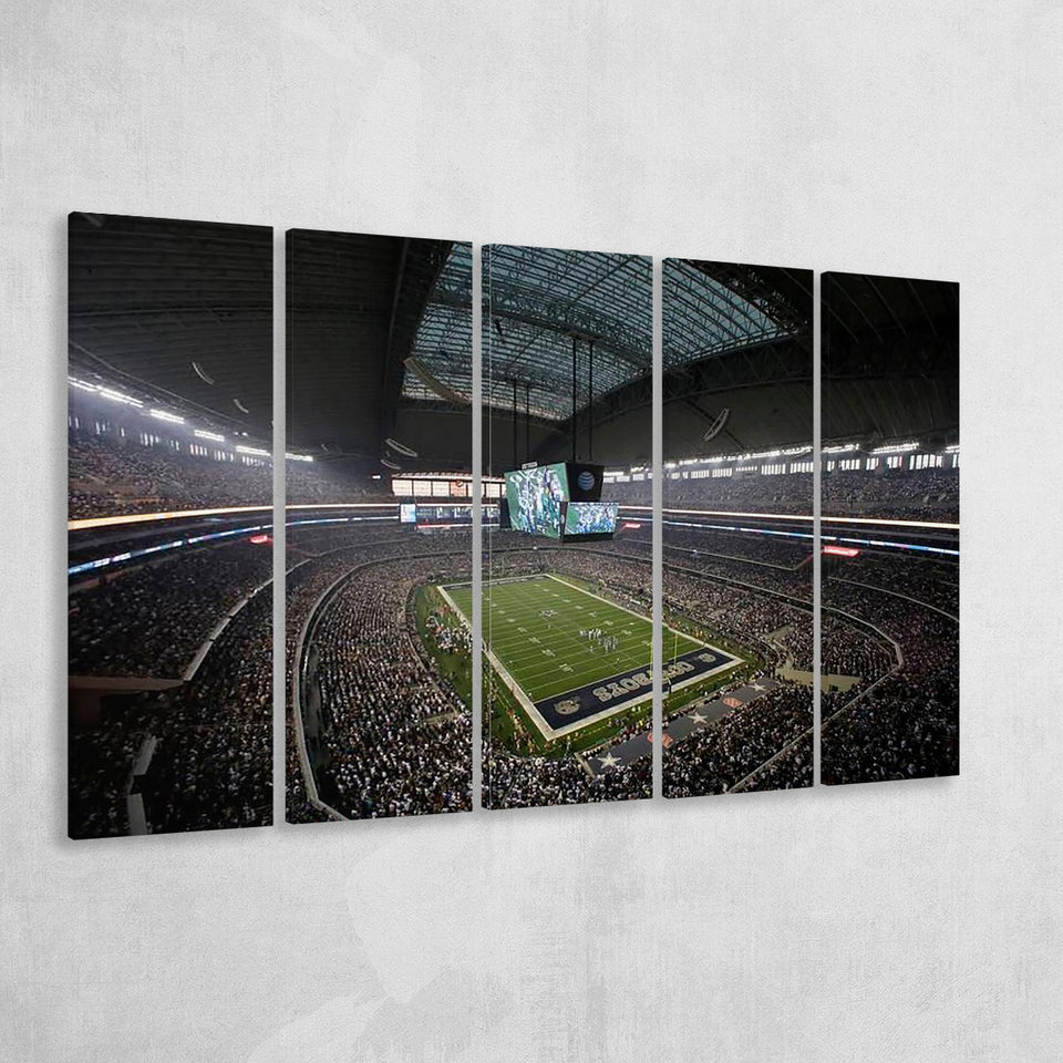 Att Stadium in Arlington Texas, Stadium Canvas, Sport Art, Gift for him, Multi Panels B, Canvas Prints Wall Art Decor