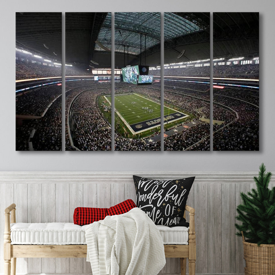 Att Stadium in Arlington Texas, Stadium Canvas, Sport Art, Gift for him, Multi Panels B, Canvas Prints Wall Art Decor