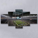 Att Stadium in Arlington Texas, Stadium Canvas, Sport Art, Large Canvas, Multi Panels, Canvas Prints Wall Art Decor