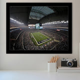 Att Stadium in Arlington Texas, Stadium Canvas, Sport Art, Gift for him, Framed Art Prints Wall Art Decor, Framed Picture