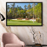 Augusta Golf Course Hole 13 Framed Framed Canvas Prints Wall Art - Painting Prints, Wall Decor, Floating Frame