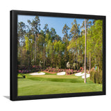Augusta Golf Course Hole 13 Framed Framed Art Prints Wall Decor - Painting Prints, Framed Picture