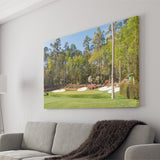 Augusta Golf Course Hole 13 Framed Canvas Prints Wall Art - Painting Prints, Wall Decor, Art Prints