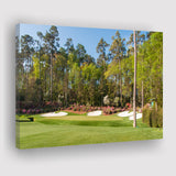 Augusta Golf Course Hole 13 Framed Canvas Prints Wall Art - Painting Prints, Wall Decor, Art Prints