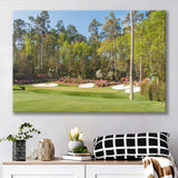 Augusta Golf Course Hole 13 Framed Canvas Prints Wall Art - Painting Prints, Wall Decor, Art Prints