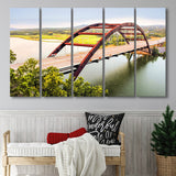Austin Bridge, Austin 5 Panels B,Large Canvas,Canvas Prints Wall Art Home Decor