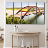 Austin Bridge, Austin 5 Panels B,Large Canvas,Canvas Prints Wall Art Home Decor