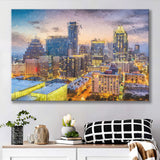 Austin Downtown Canvas Prints Wall Art Decor - Paiting Canvas, Art Prints, Wall Decor, For Sale