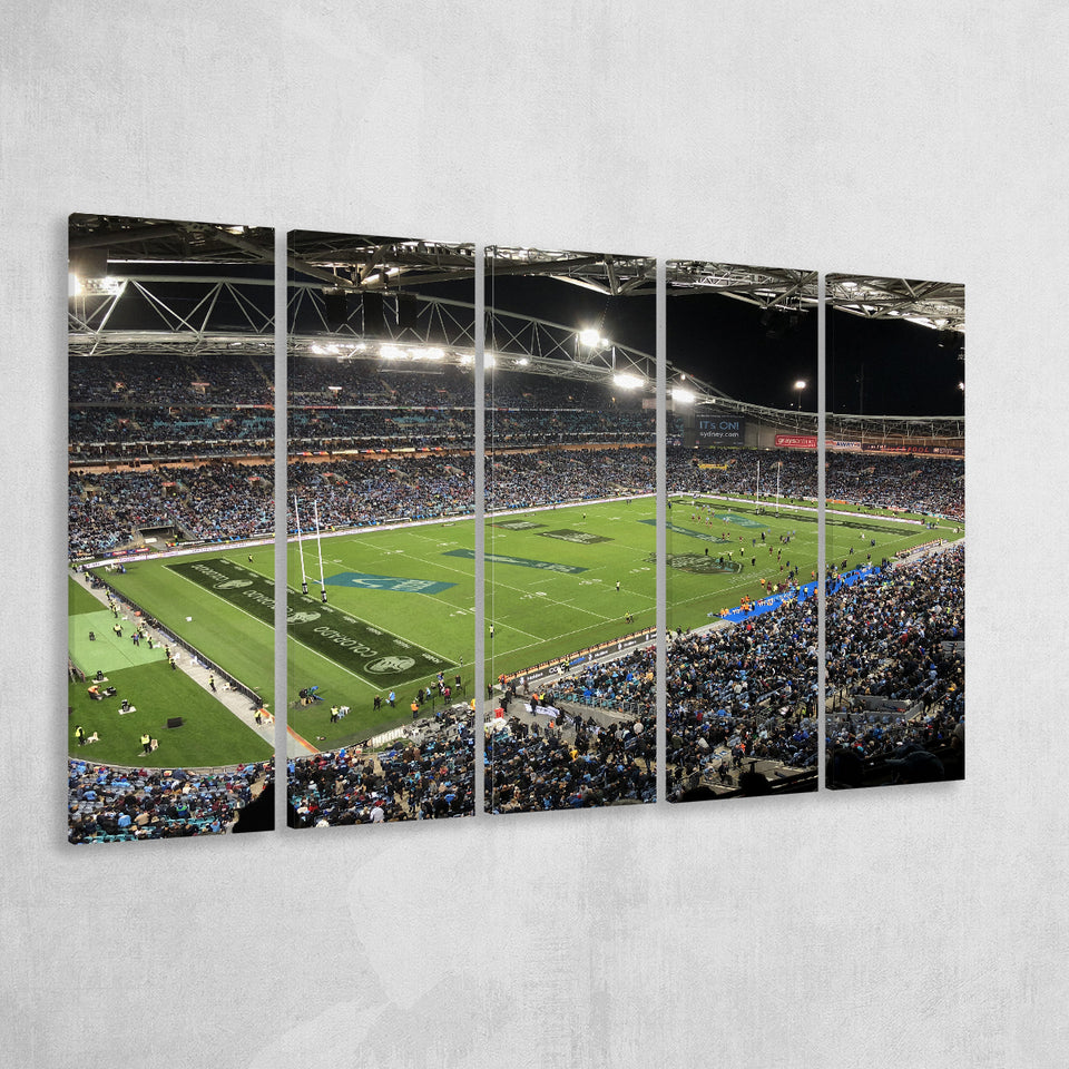 Australia Stadium, Stadium Canvas, Sport Art, Gift for him, Multi Panels B, Canvas Prints Wall Art Decor