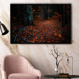 Autumn Forest 1 Framed Canvas Prints Wall Art Decor, Framed Picture, Floating Frame