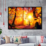 Autumn Forest Framed Art Prints Wall Art Decor, Framed Picture, Home Decor