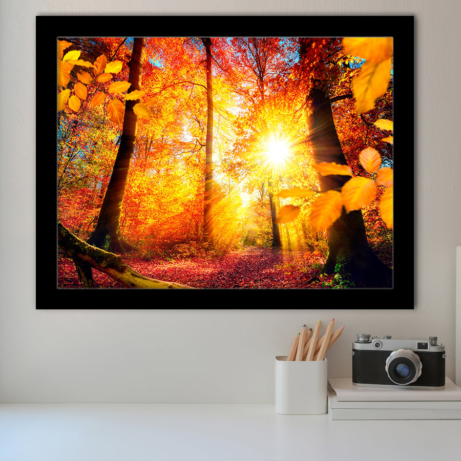 Autumn Forest Framed Art Prints Wall Art Decor, Framed Picture, Home Decor