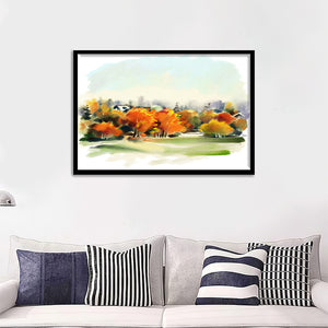 Autumn Landscape Ii Framed Wall Art - Framed Prints, Art Prints, Print for Sale, Painting Prints