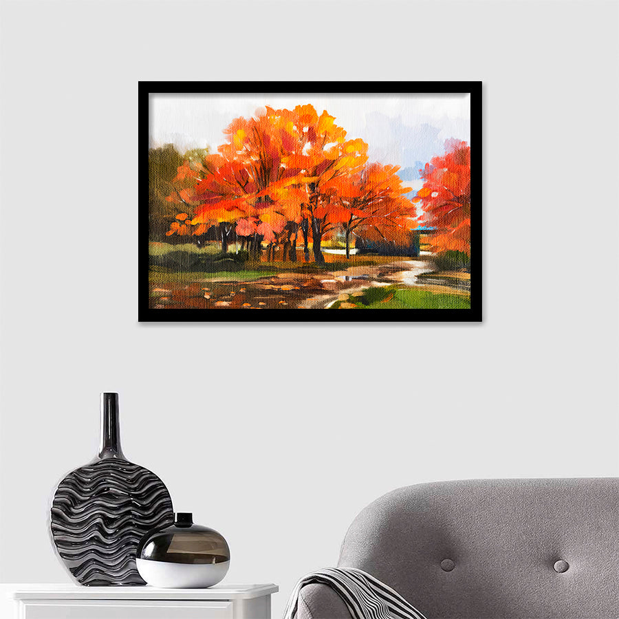 Autumn Landscape Framed Wall Art - Framed Prints, Art Prints, Print for Sale, Painting Prints