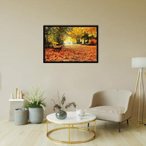 Autumn Park-Forest art, Art print, Plexiglass Cover