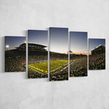 Autzen Oregon football Stadium, Stadium Canvas, Sport Art, Large Canvas, Multi Panels, Canvas Prints Wall Art Decor