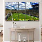 Autzen Stadium Field, Stadium Canvas, Sport Art, Gift for him, Multi Panels B, Canvas Prints Wall Art Decor