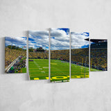 Autzen Stadium Field, Stadium Canvas, Sport Art, Large Canvas, Multi Panels, Canvas Prints Wall Art Decor