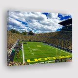 Autzen Stadium Field, Stadium Canvas, Sport Art, Gift for him, Fan Gift, Canvas Prints Wall Art Decor