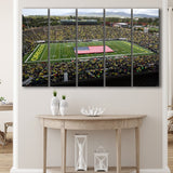Autzen Stadium Interior, Stadium Canvas, Sport Art, Gift for him, Multi Panels B, Canvas Prints Wall Art Decor