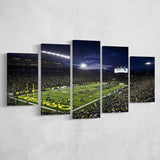 Autzen Stadium Oregon, Stadium Canvas, Sport Art, Large Canvas,V1 Multi Panels, Canvas Prints Wall Art Decor