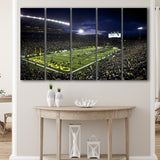 Autzen Stadium Oregon, Stadium Canvas, Sport Art, Gift for him,100 Multi Panels B, Canvas Prints Wall Art Decor