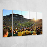 Autzen Stadium, Stadium Canvas, Sport Art, Gift for him, Multi Panels B, Canvas Prints Wall Art Decor