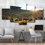 Autzen Stadium, Stadium Canvas, Sport Art, Large Canvas, Multi Panels, Canvas Prints Wall Art Decor