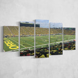Autzen Stadium Wall Art Oregon Ducks Stadium Canvas Prints American,Multi Panels,Sport Stadium Art Prints, Fan Gift