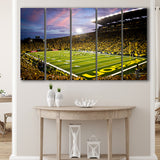 Autzen Stadium in Oregon, Stadium Canvas, Sport Art, Gift for him, Multi Panels B, Canvas Prints Wall Art Decor
