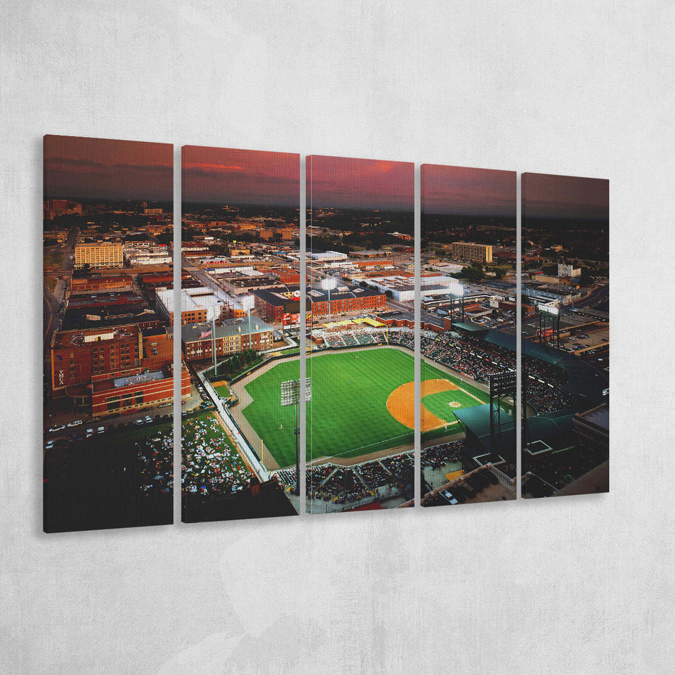 AutzoZone Park Stadium, Stadium Canvas, Sport Art, Gift for him, Multi Panels B, Canvas Prints Wall Art Decor