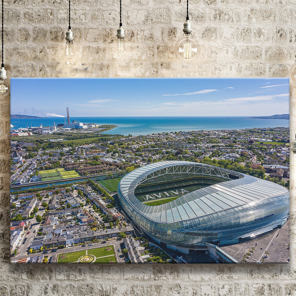 Aviva Guide Stadium, Stadium Canvas, Sport Art, Gift for him, Fan Gift, Canvas Prints Wall Art Decor