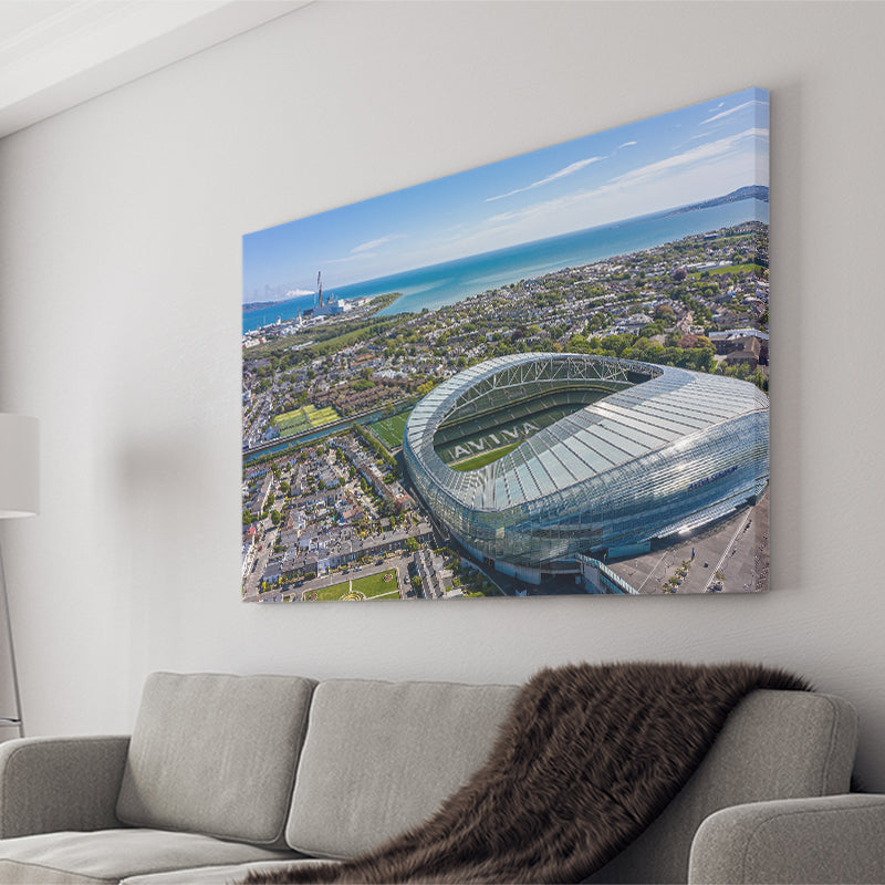 Aviva Guide Stadium, Stadium Canvas, Sport Art, Gift for him, Fan Gift, Canvas Prints Wall Art Decor