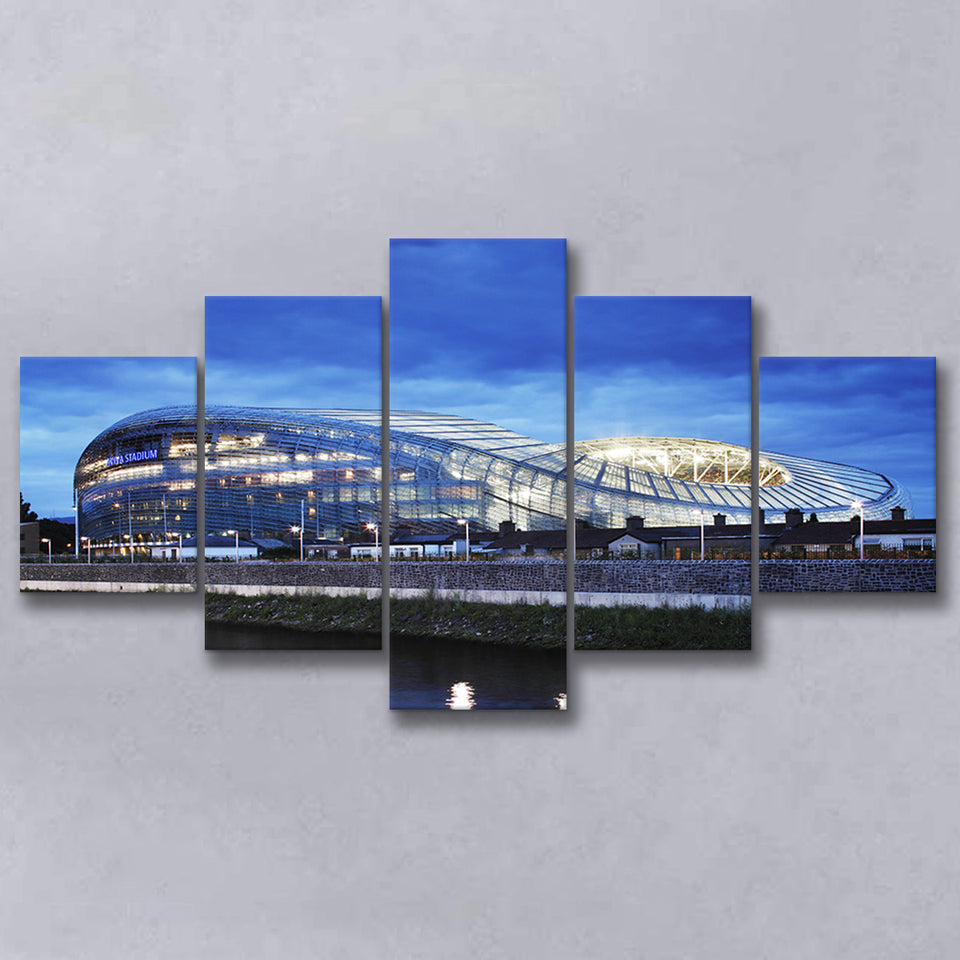 Aviva Stadium Dublin Ireland, Stadium Canvas, Sport Art, Large Canvas, Multi Panels, Canvas Prints Wall Art Decor