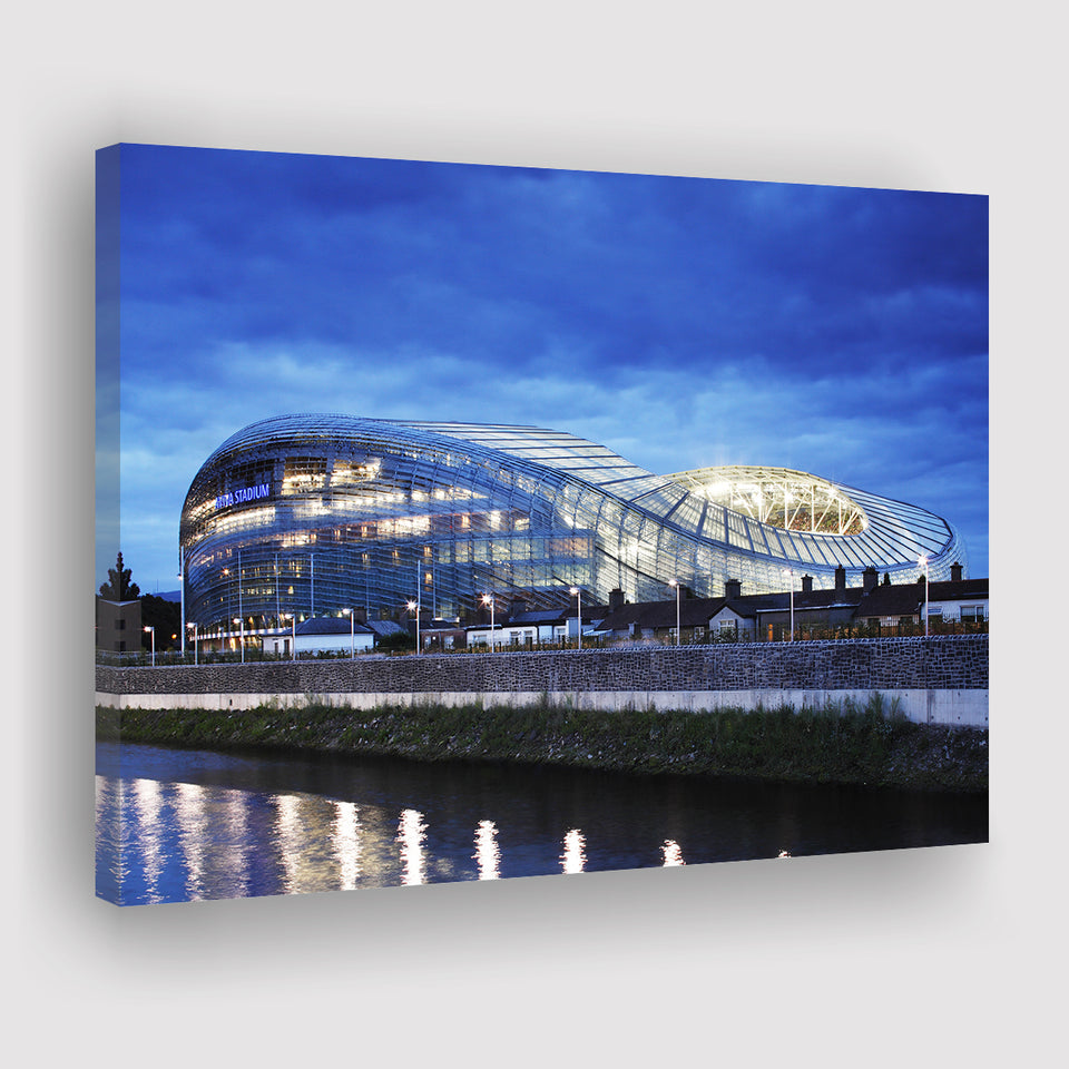 Aviva Stadium Dublin Ireland, Stadium Canvas, Sport Art, Gift for him, Fan Gift, Canvas Prints Wall Art Decor
