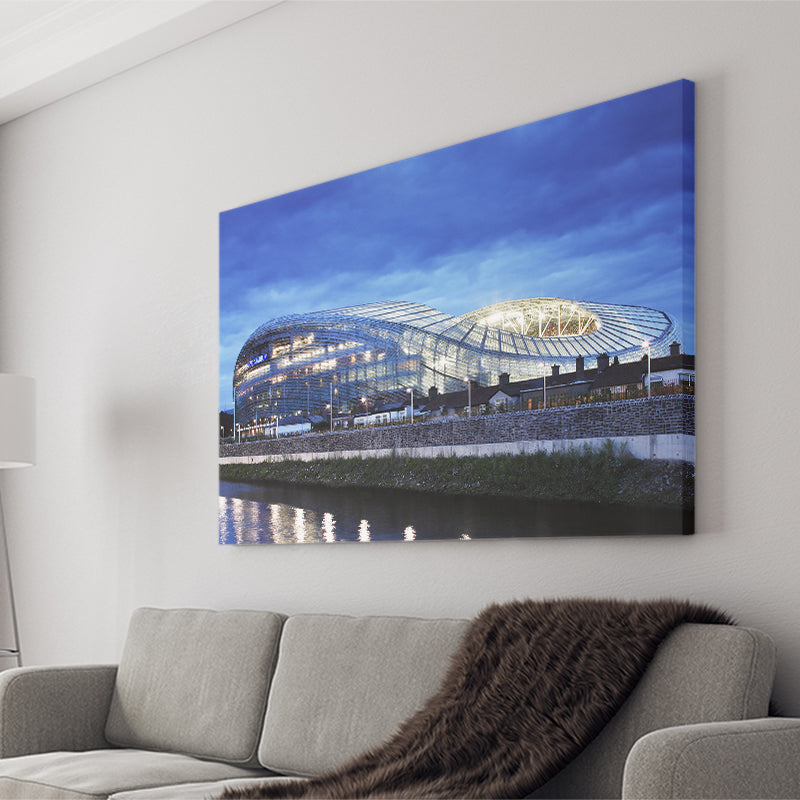 Aviva Stadium Dublin Ireland, Stadium Canvas, Sport Art, Gift for him, Fan Gift, Canvas Prints Wall Art Decor