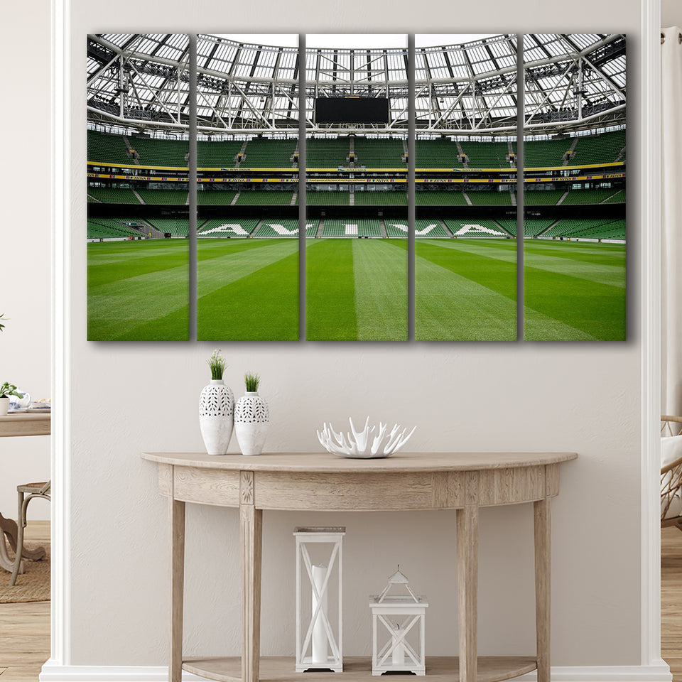 Aviva Stadium Home, Stadium Canvas, Sport Art, Gift for him, Multi Panels B, Canvas Prints Wall Art Decor
