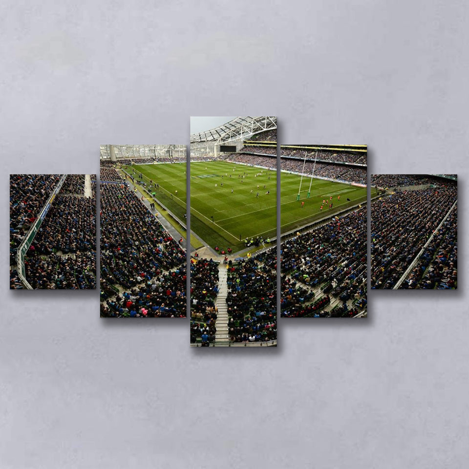 Aviva Stadium, Stadium Canvas, Sport Art, Large Canvas,V1 Multi Panels, Canvas Prints Wall Art Decor