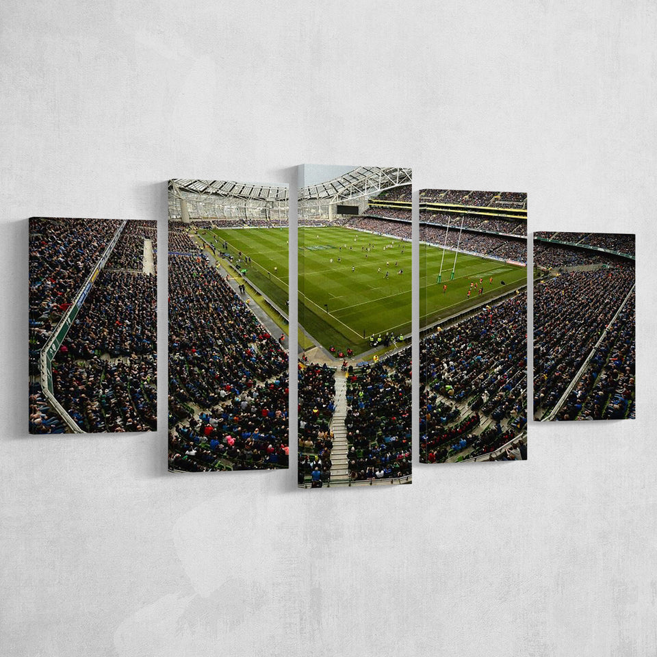 Aviva Stadium, Stadium Canvas, Sport Art, Large Canvas,V1 Multi Panels, Canvas Prints Wall Art Decor