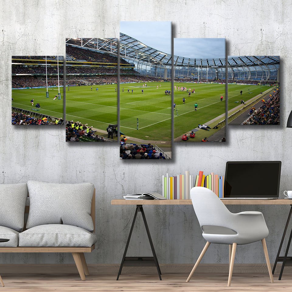 Aviva Stadium, Stadium Canvas, Sport Art, Large Canvas, Multi Panels, Canvas Prints Wall Art Decor