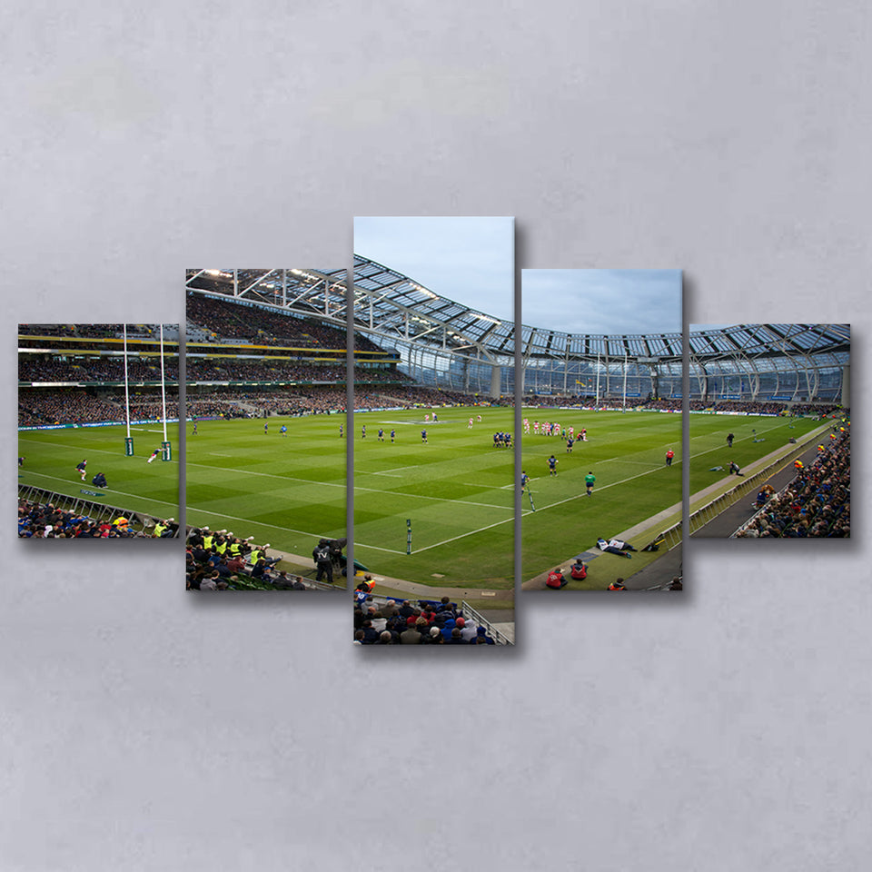 Aviva Stadium, Stadium Canvas, Sport Art, Large Canvas, Multi Panels, Canvas Prints Wall Art Decor