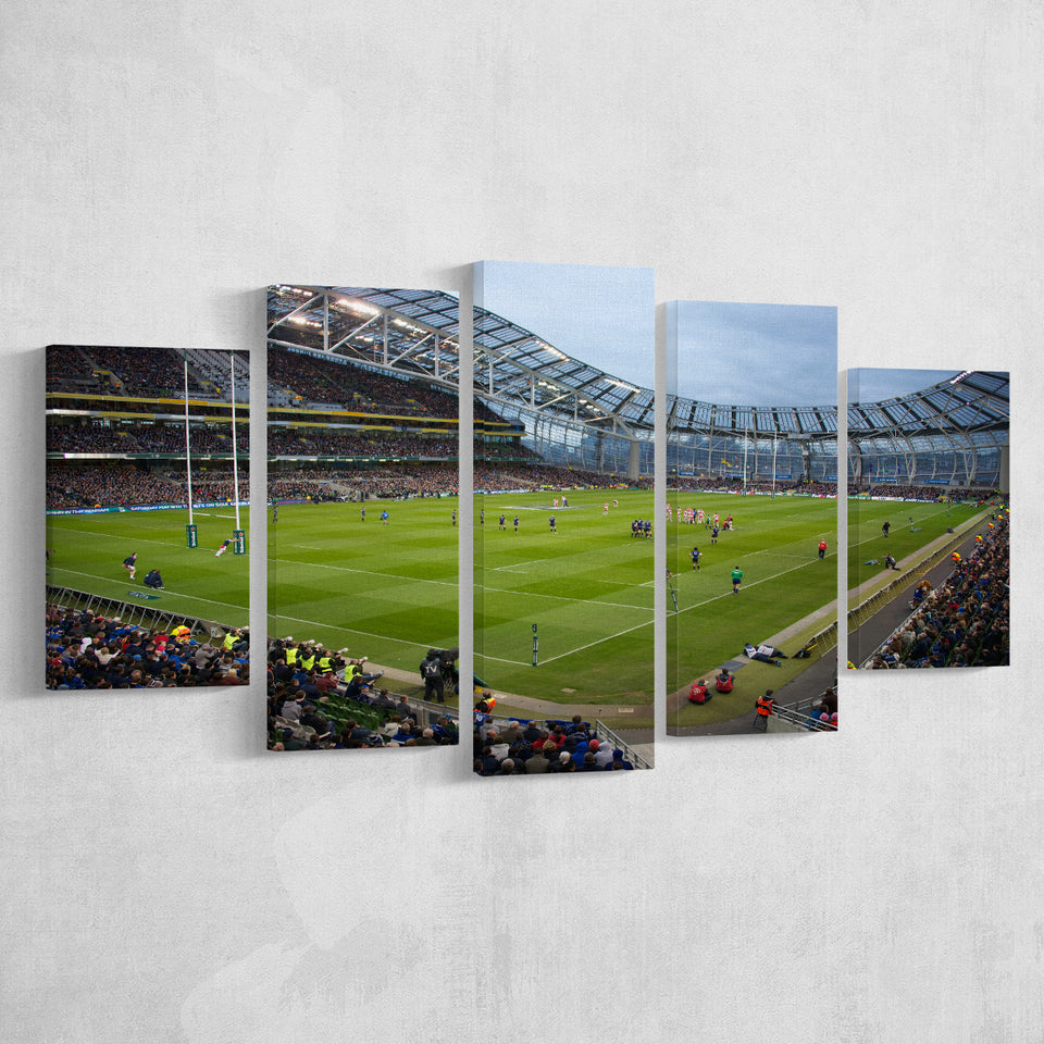 Aviva Stadium, Stadium Canvas, Sport Art, Large Canvas, Multi Panels, Canvas Prints Wall Art Decor