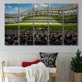 Aviva Stadium in Dublin, Stadium Canvas, Sport Art, Gift for him, Multi Panels B, Canvas Prints Wall Art Decor