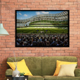 Aviva Stadium in Dublin, Stadium Canvas, Sport Art, Gift for him, Framed Art Prints Wall Art Decor, Framed Picture